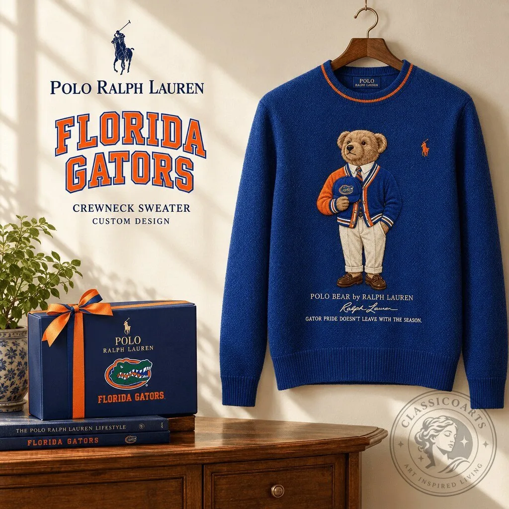Florida Gators Polo Bear Ralph Lauren Crewneck Sweater