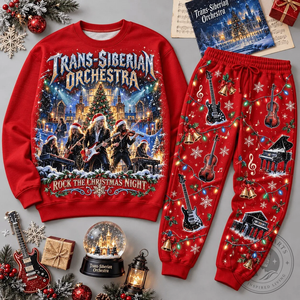 Trans-Siberian Orchestra Rock the Christmas Night Holiday Sweatshirt