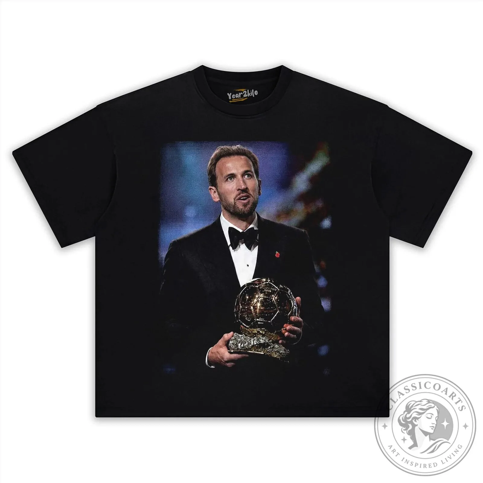Harry Kane Footballer Golden Ball Award Ceremony T-Shirt