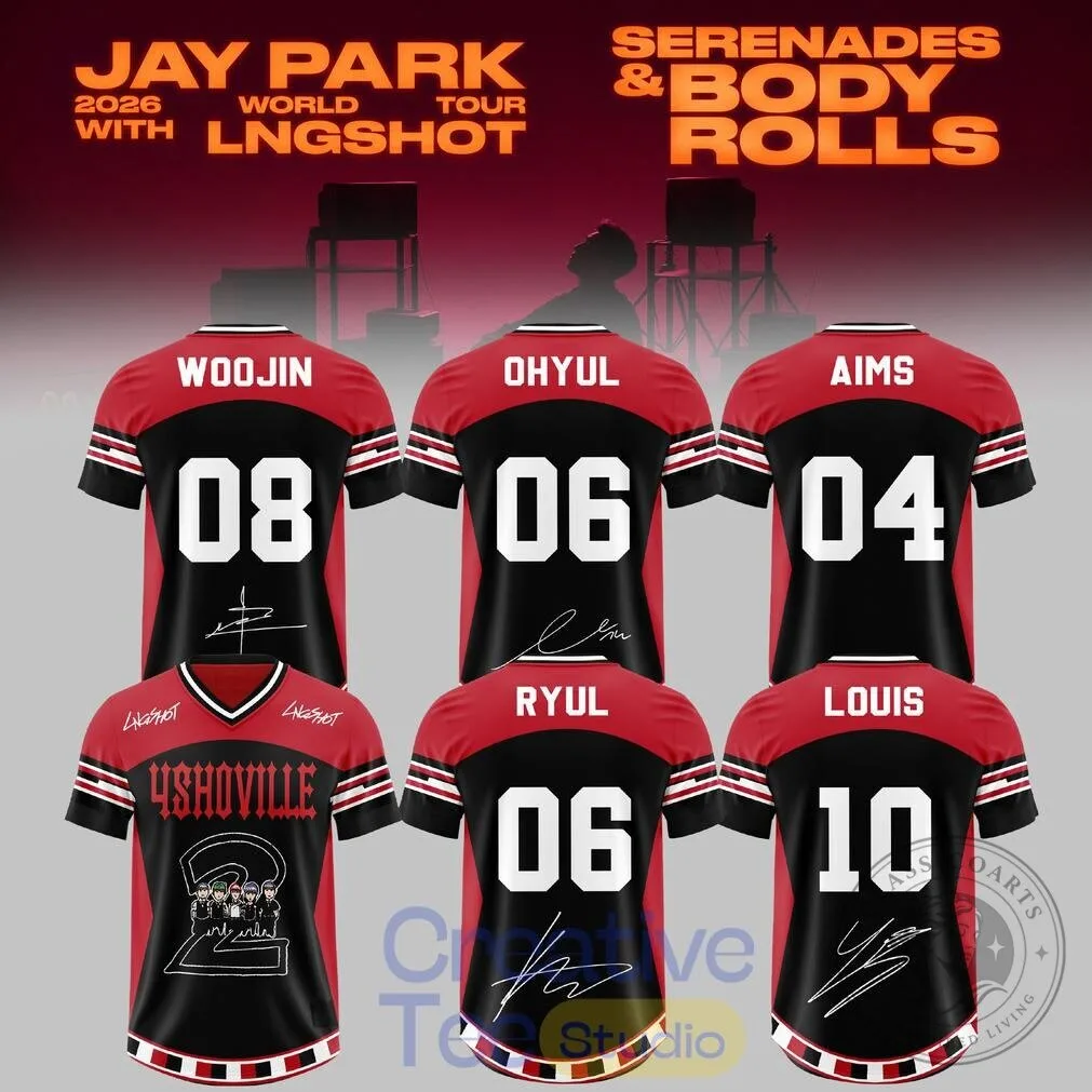 Jay Park 2026 World Tour Serenades & Body Rolls Football Jersey