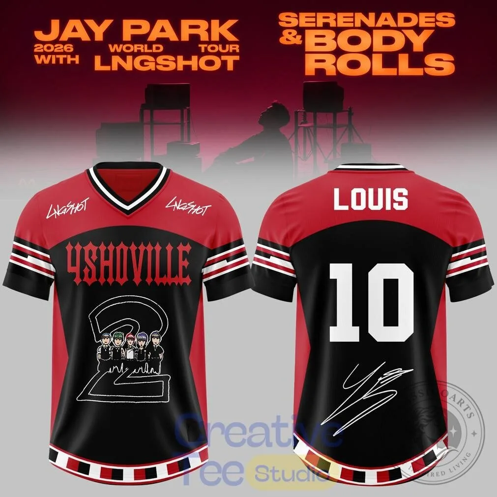Jay Park 2026 World Tour Serenades & Body Rolls Football Jersey 8 Jay Park 2026 World Tour Serenades & Body Rolls Football Jersey